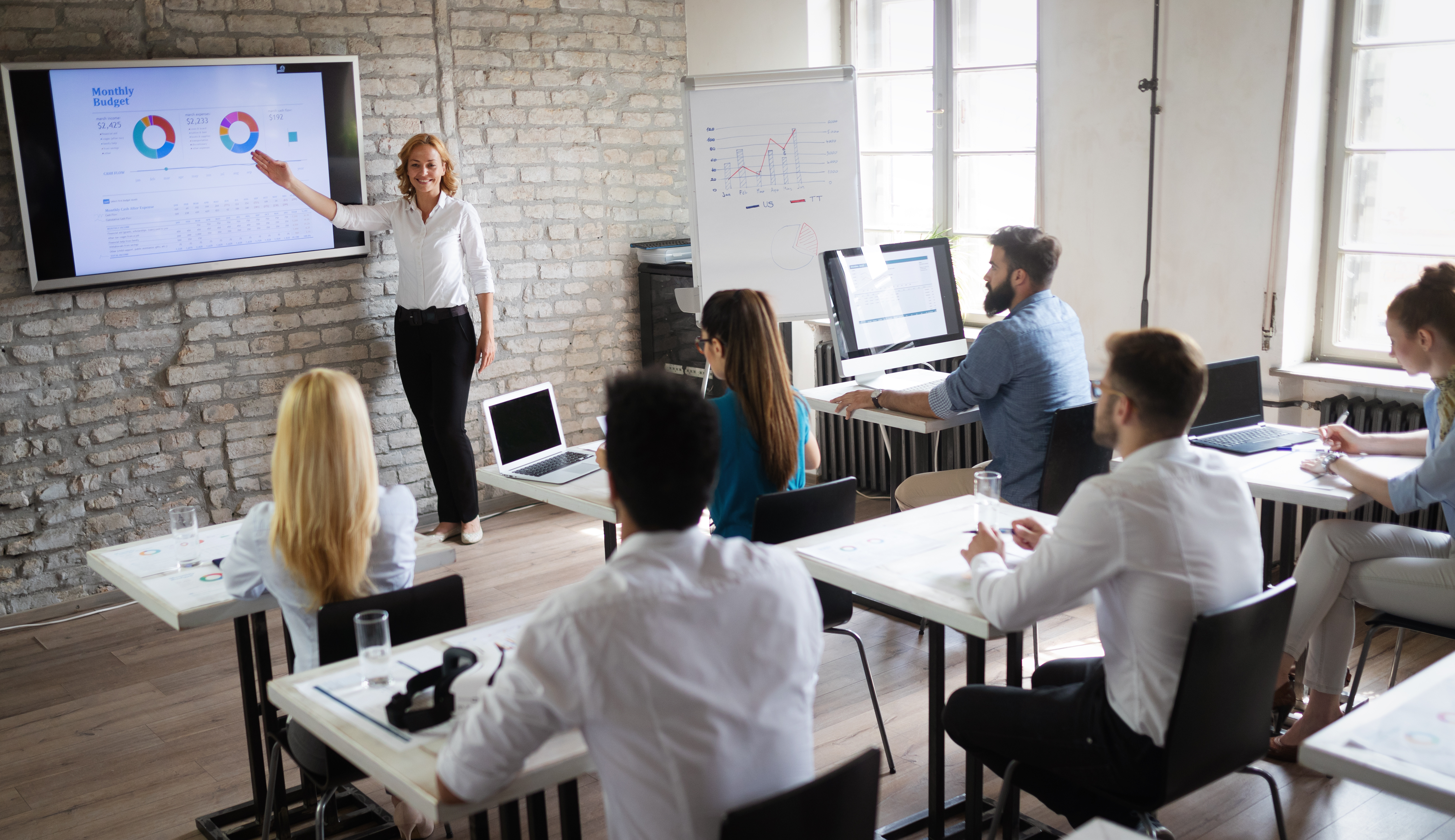 Classroom training illustration